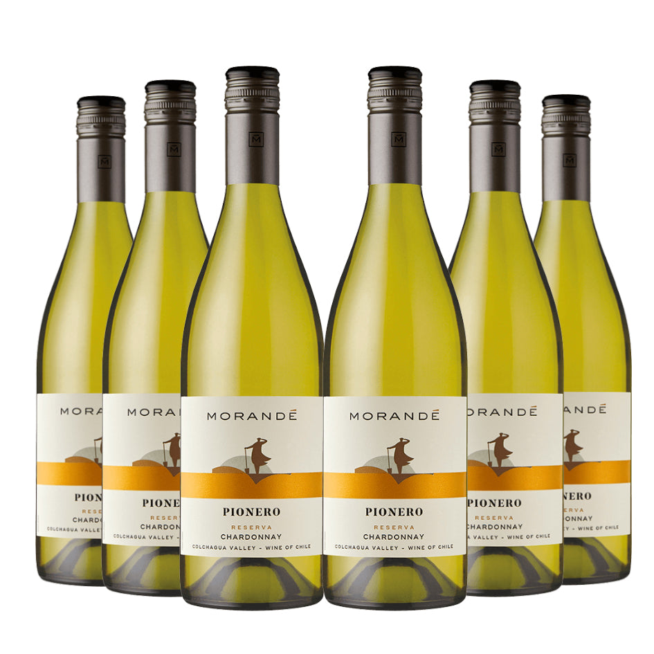 Morande Pionero Rva Chardonnay. 6x 750cc