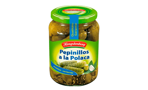 Hengstenberg Pepinillos a la polaca 720 ml x 12 Un