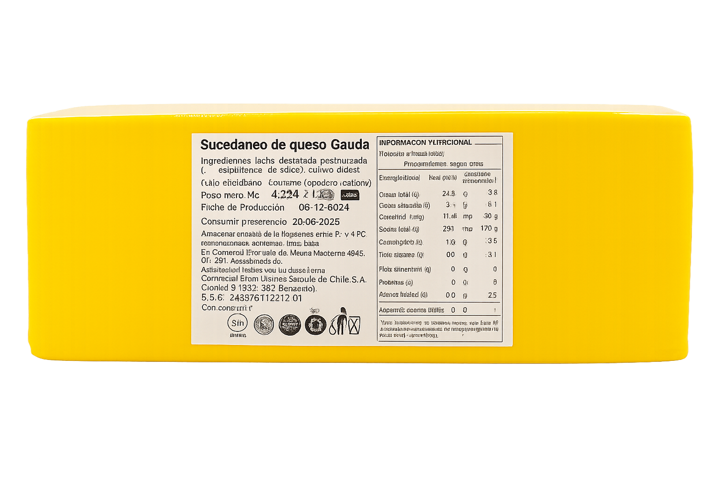 Queso Gauda sucedaneo cintazul