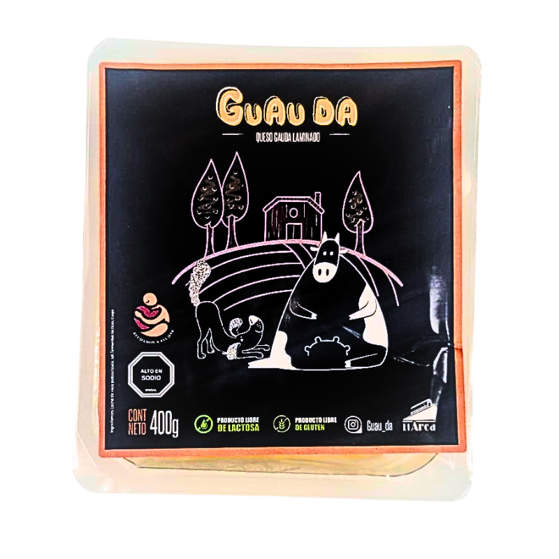Queso Gauda Laminado Guau - da 400Gr