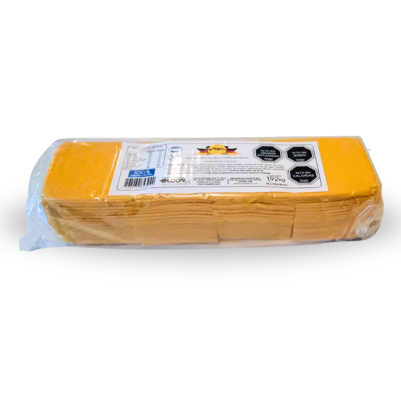 CHEDDAR LAMINADO GUTESSEN 3.84Kilos