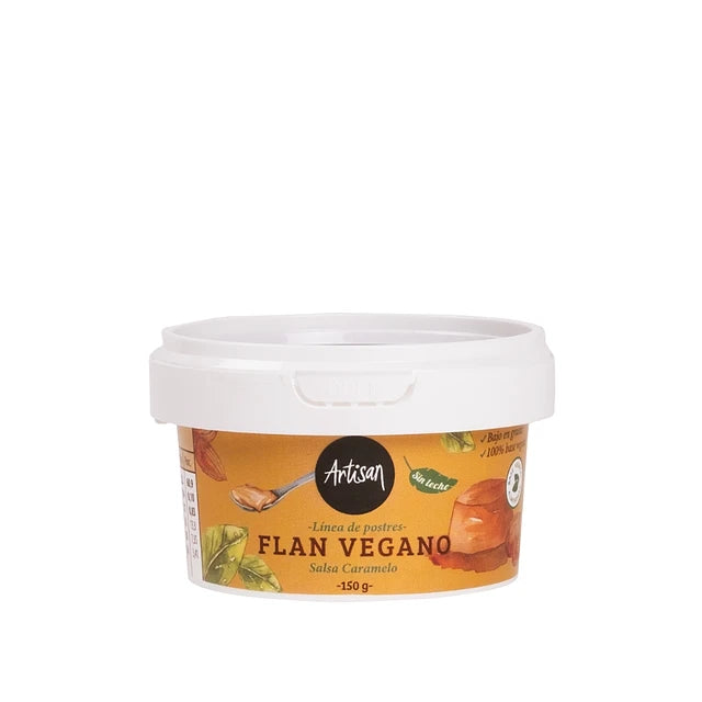 POSTRE VEGANO Flan Vegano Caramelo 150 g x16 UN