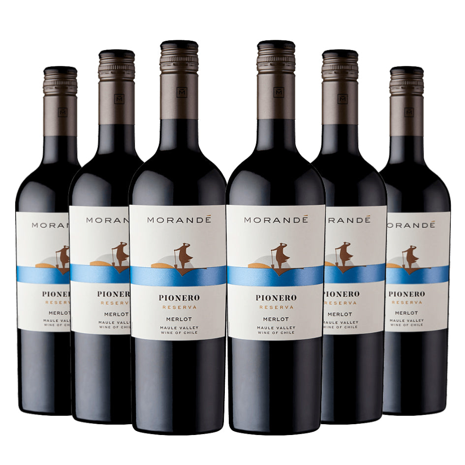 Morande Pionero Rva Merlot  6x 750cc