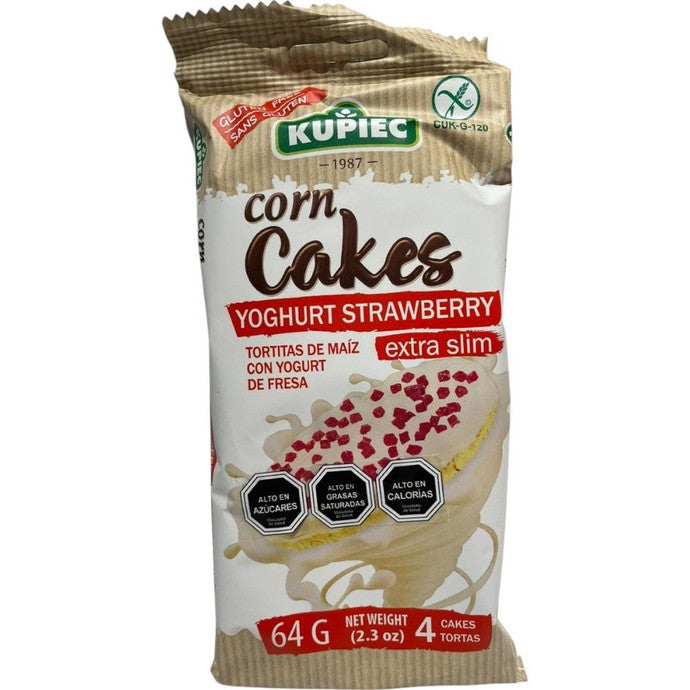 Kupiec Galleta de maíz de yogurt-frutilla x 24 Un
