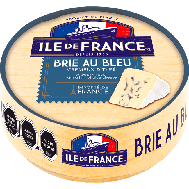 Brie Au Bleu 125 Gr Ile de France x 12 Und