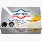 Cream Cheese Pan 227 Gr x 12 Und Santa Rosa