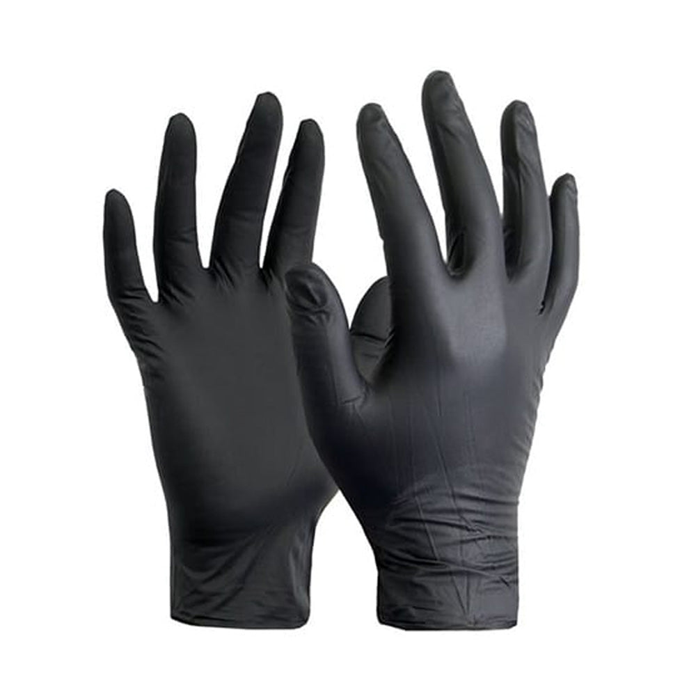 GUANTE NITRILO NEGRO (L)