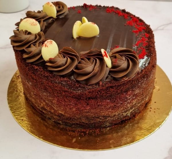 Torta de chocolate y frambuesa