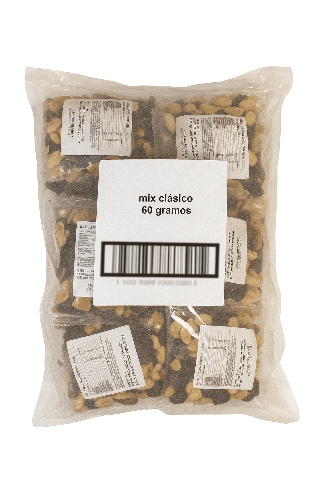 Mix Clásico Natural Mr Snack 60gr (Caja 24 unds)