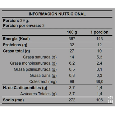PROVOLETA Provoleta 115 G x24 UN