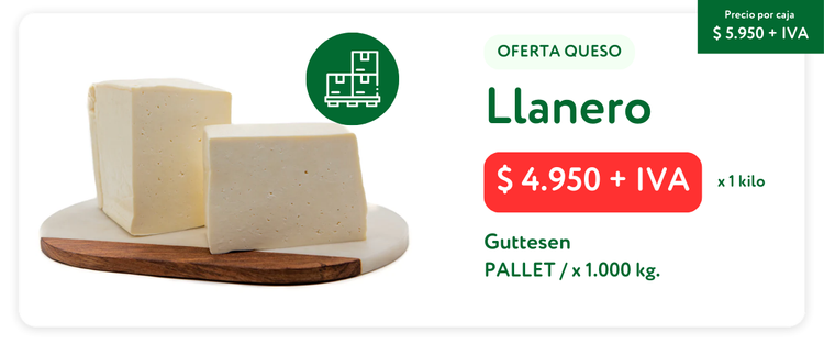 Queso Llanero PALLET