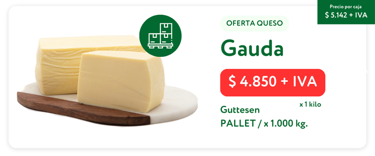 Queso Gauda PALLET