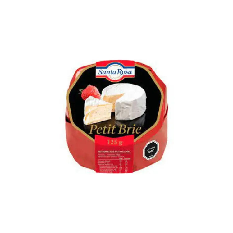 Petit Brie 125 Gr x 8 Und Santa Rosa